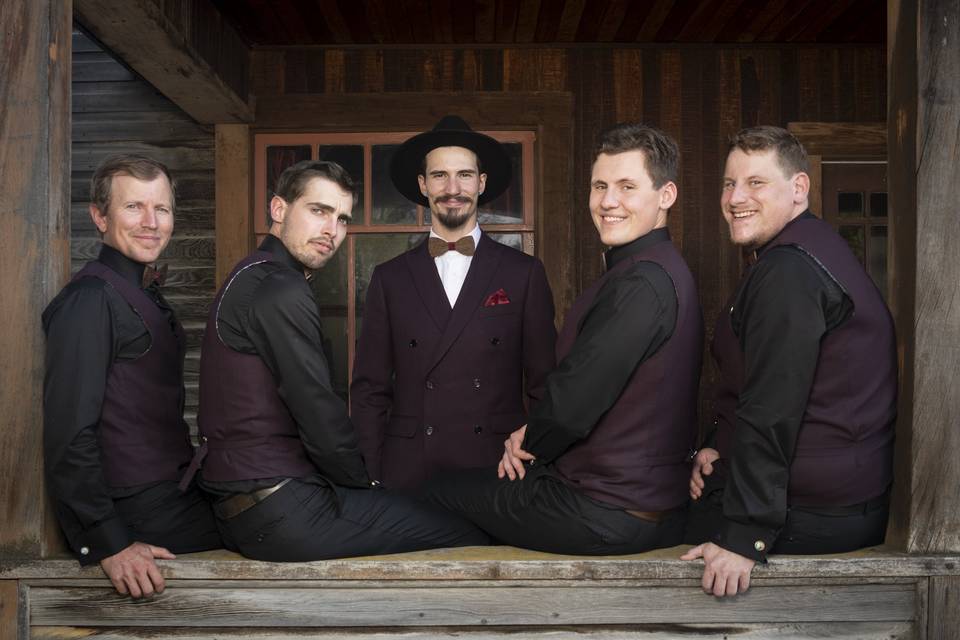 Groomsmen portrait
