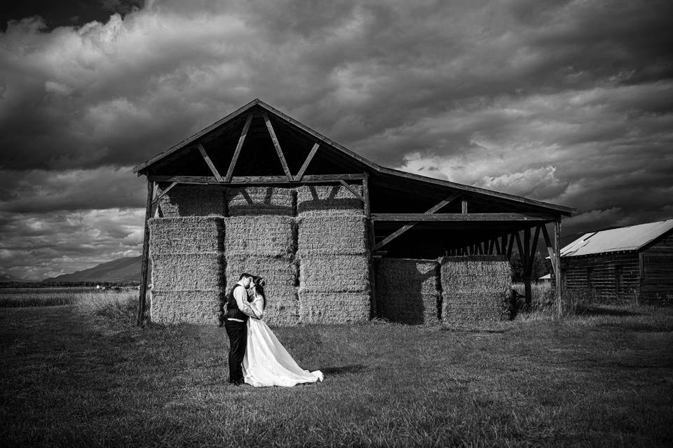 Hay shed portrait