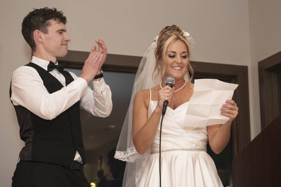 Bride and Groom Speech