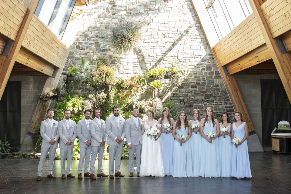 Wedding Party at the Zoo