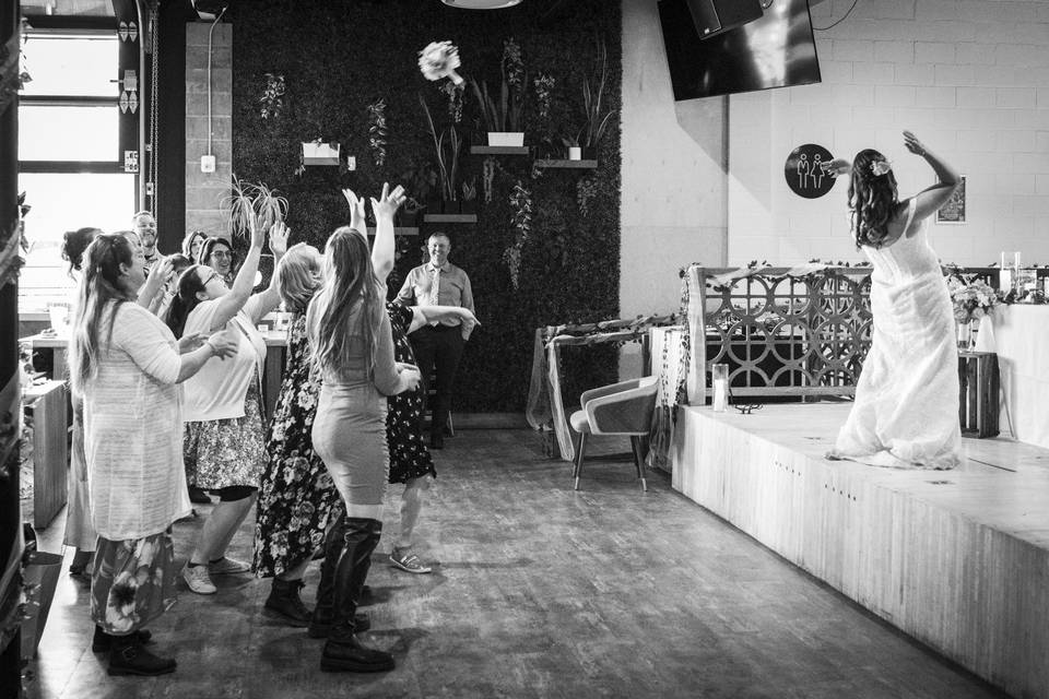 Bouquet Gets Tossed