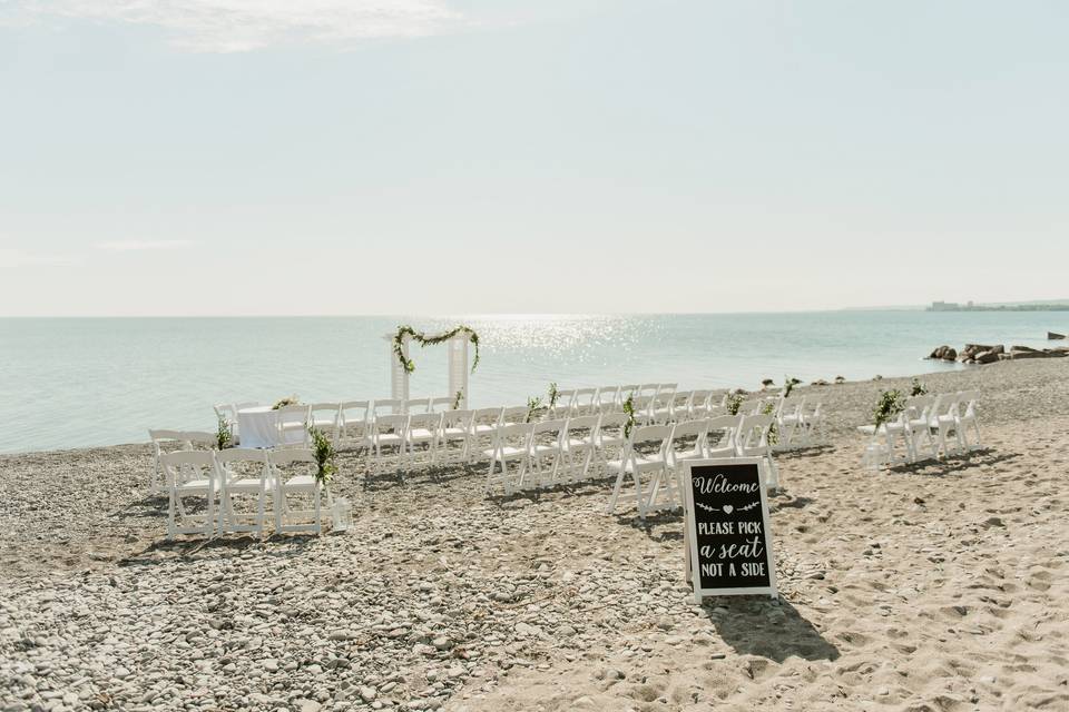 Intimate Beach Ceremony
