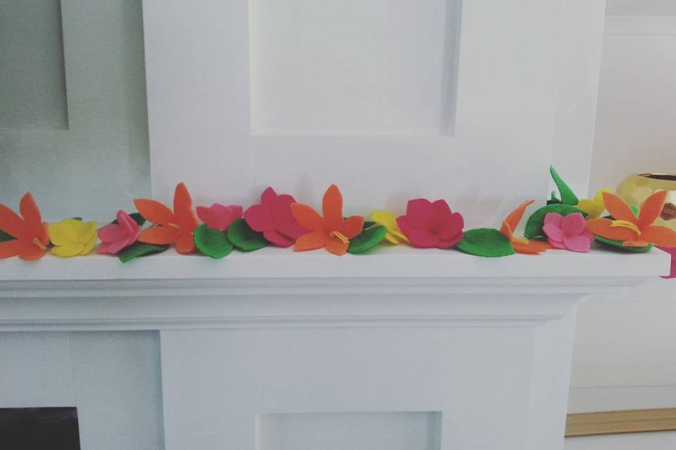 Felt garland