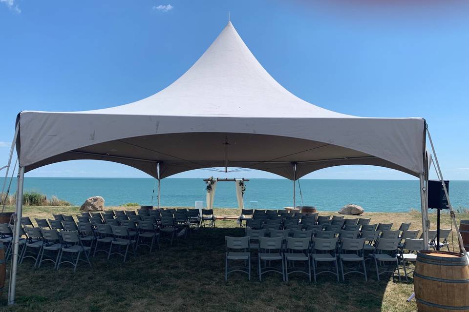 Lakeside Ceremony Tent