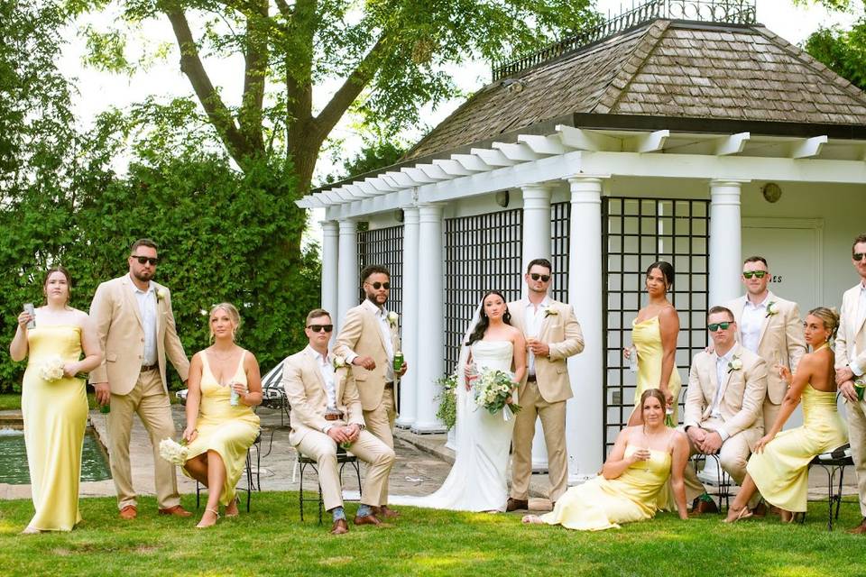 Formal bridal party