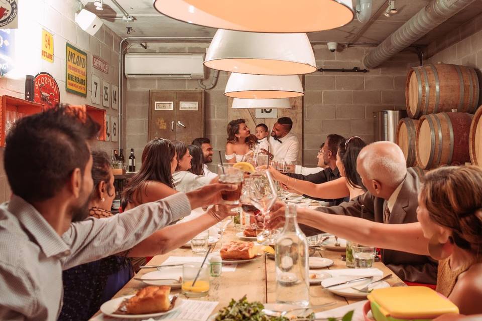 Intimate Dinner Reception