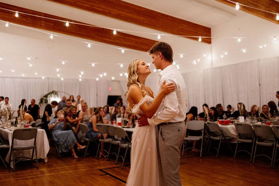 First dance in the hall