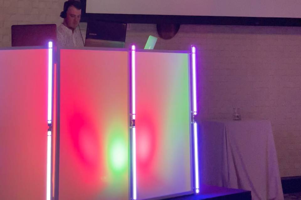 DJ Booth & Lights