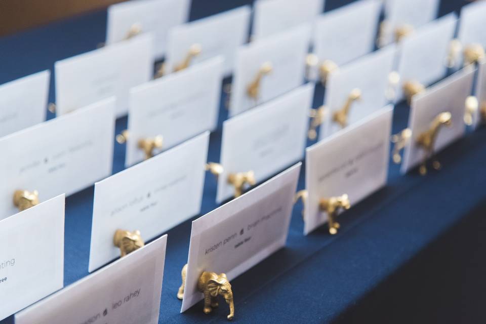 Escort cards