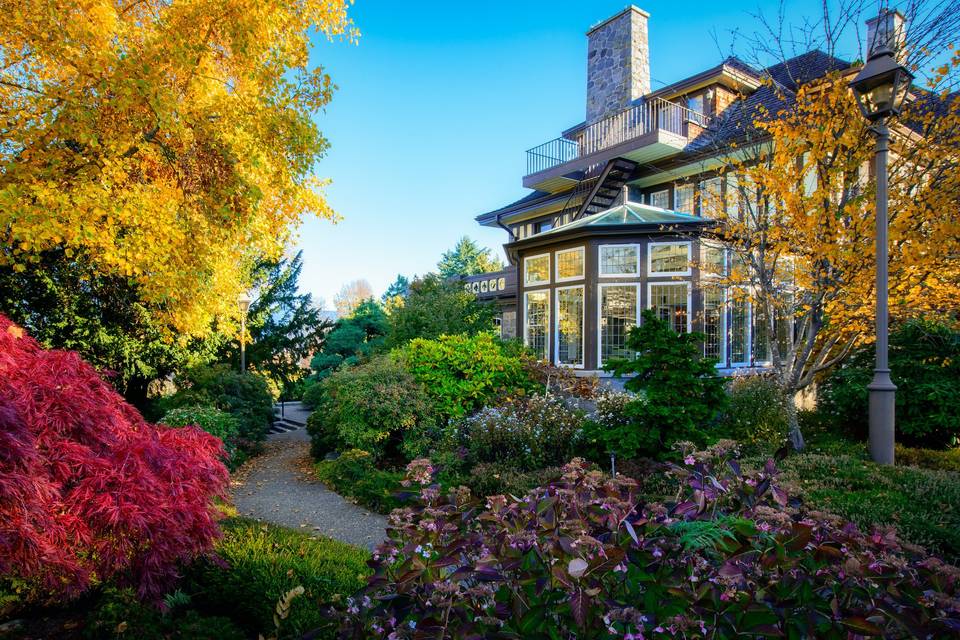 Outside facing conservatory