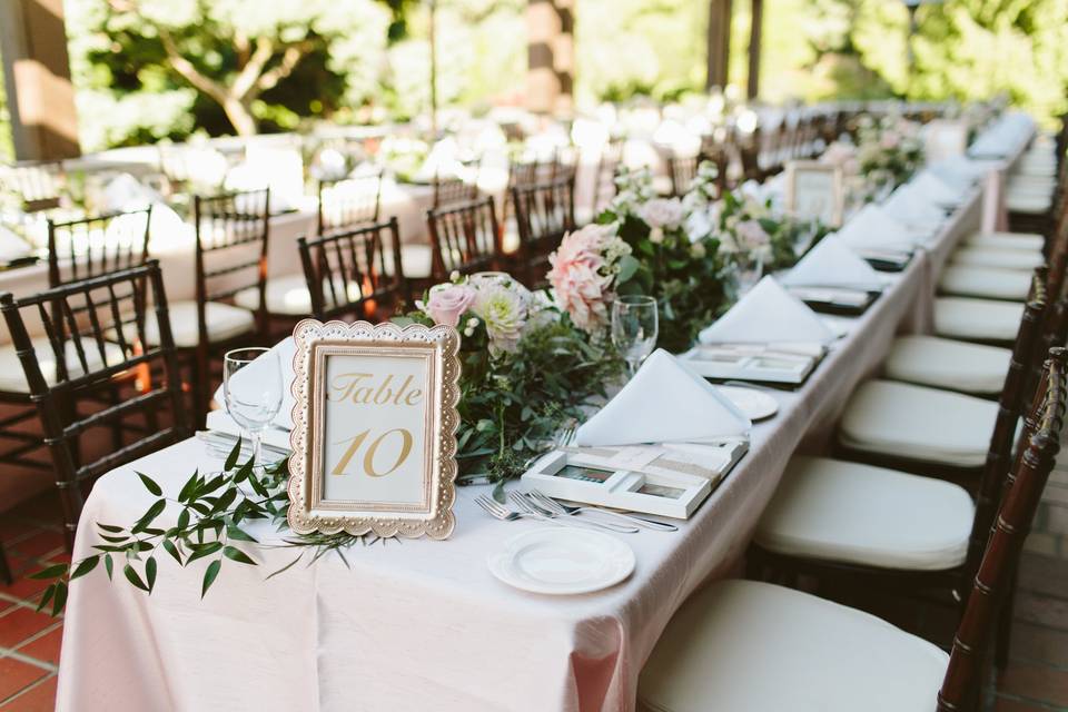 Reception layout