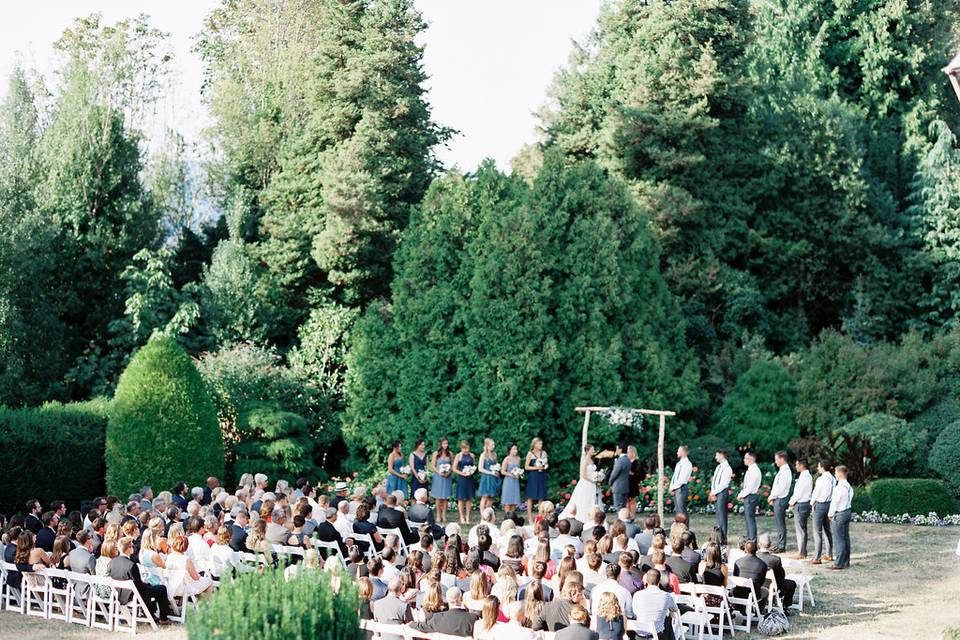 Garden backdrop