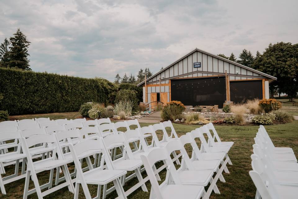 Ceremony set up