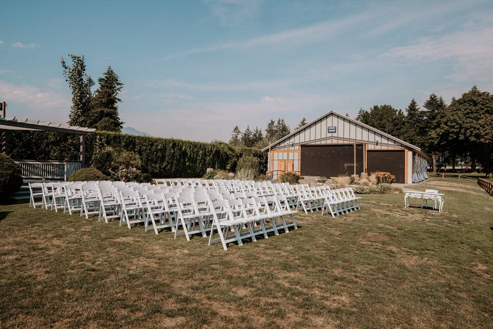 Ceremony Set up