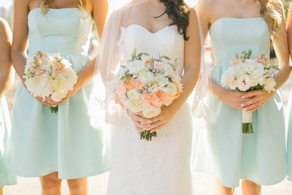 Bridal party flowers