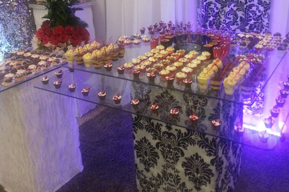 Desserts table