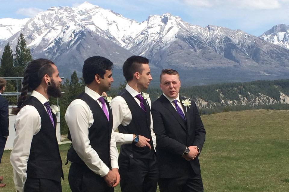 Mountain wedding