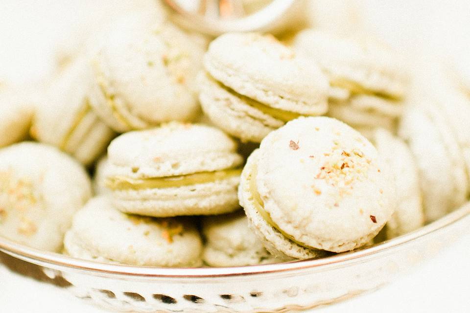 Pistachio macarons