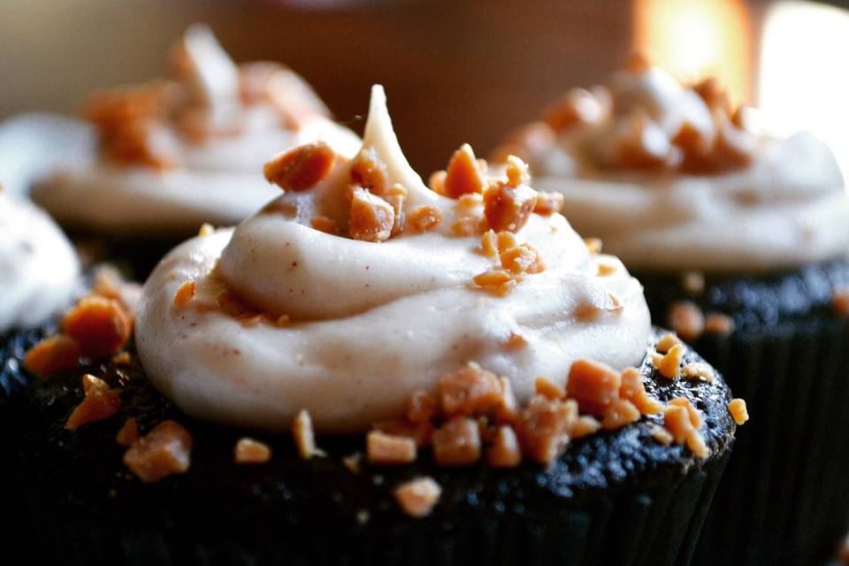 Skor rum cupcakes