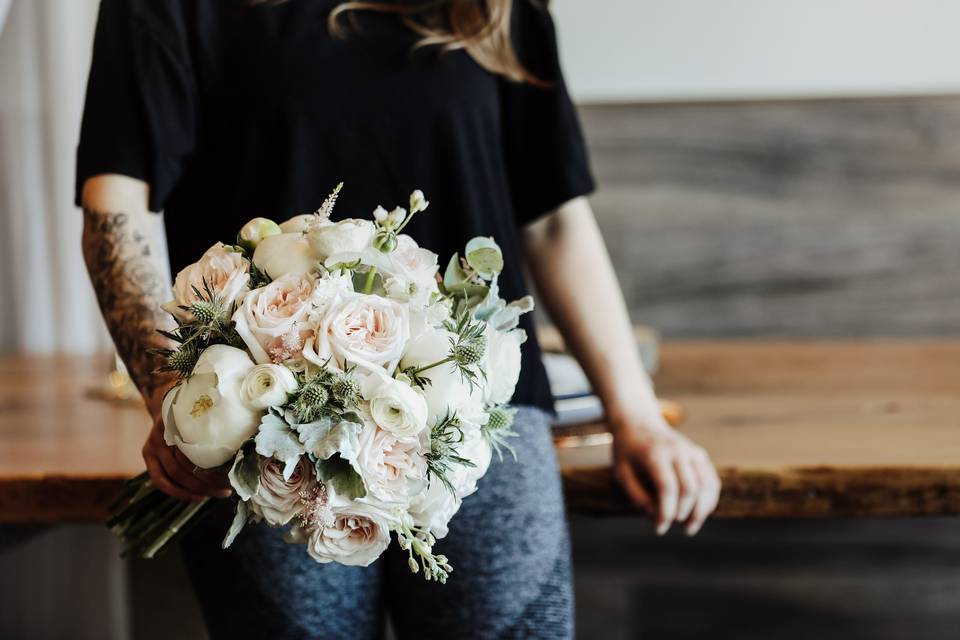 Round Bridal Bouquet