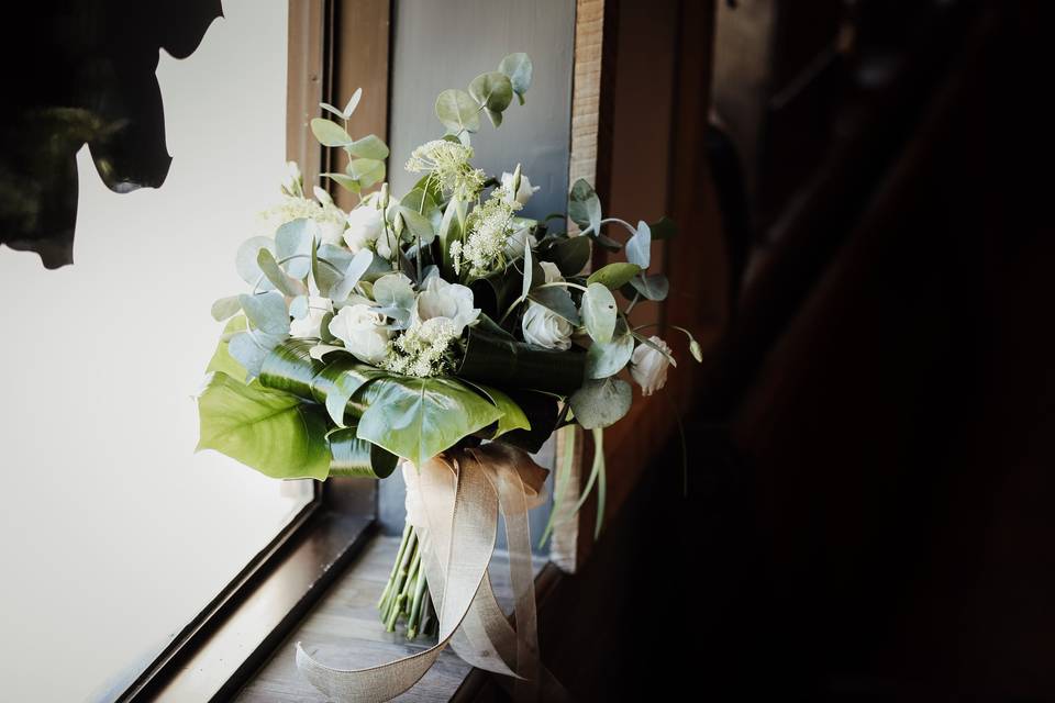 White Bridal Bouquet