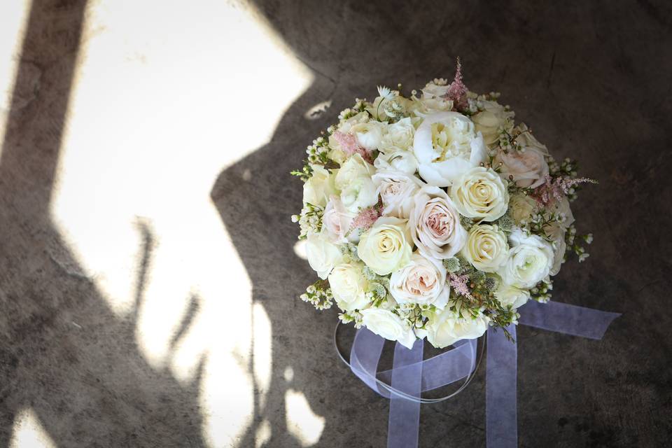 White Rose Bouquet