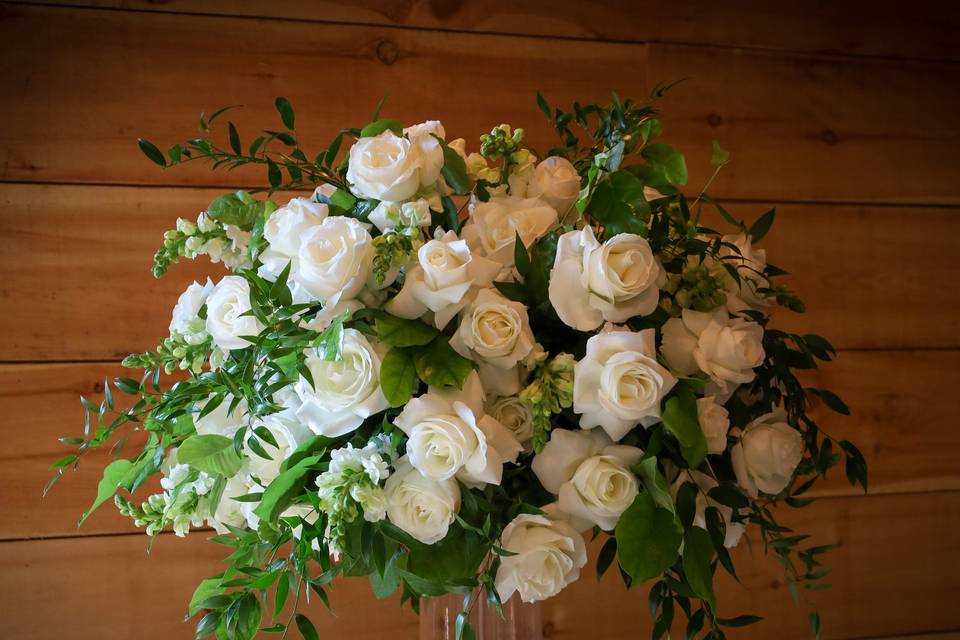 White Rose Centerpiece