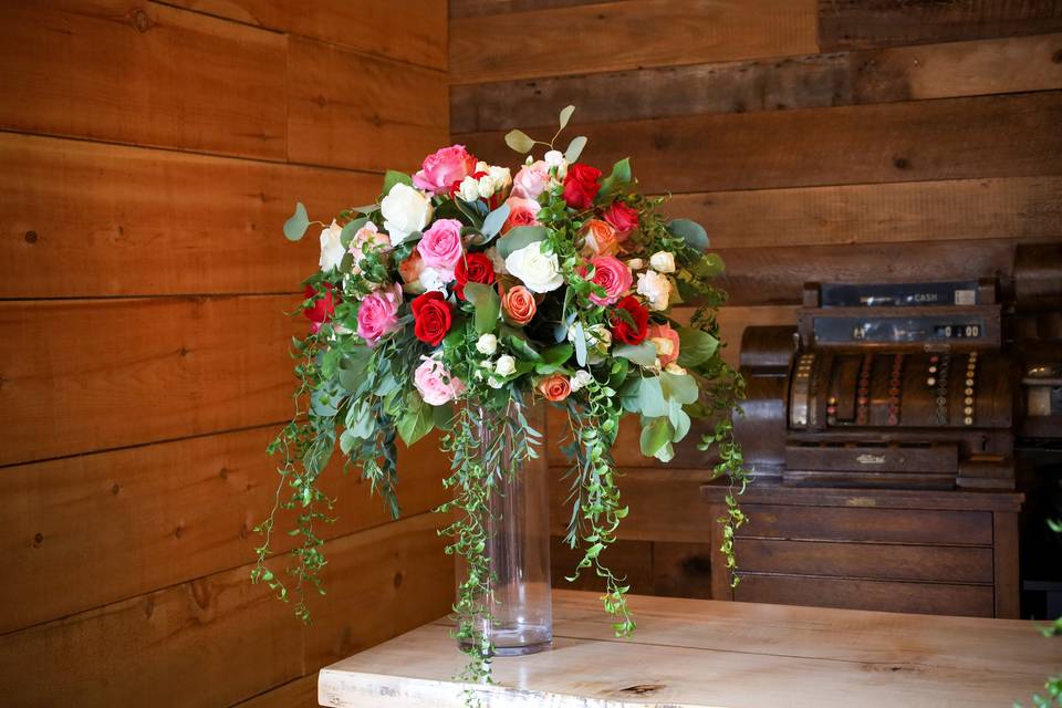 White Rose Centerpiece