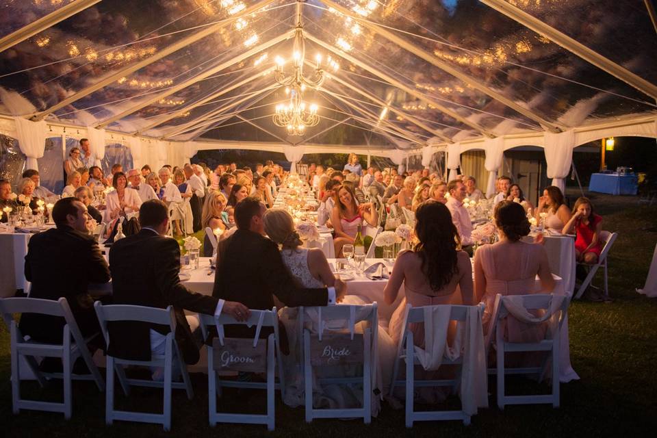 Tent wedding