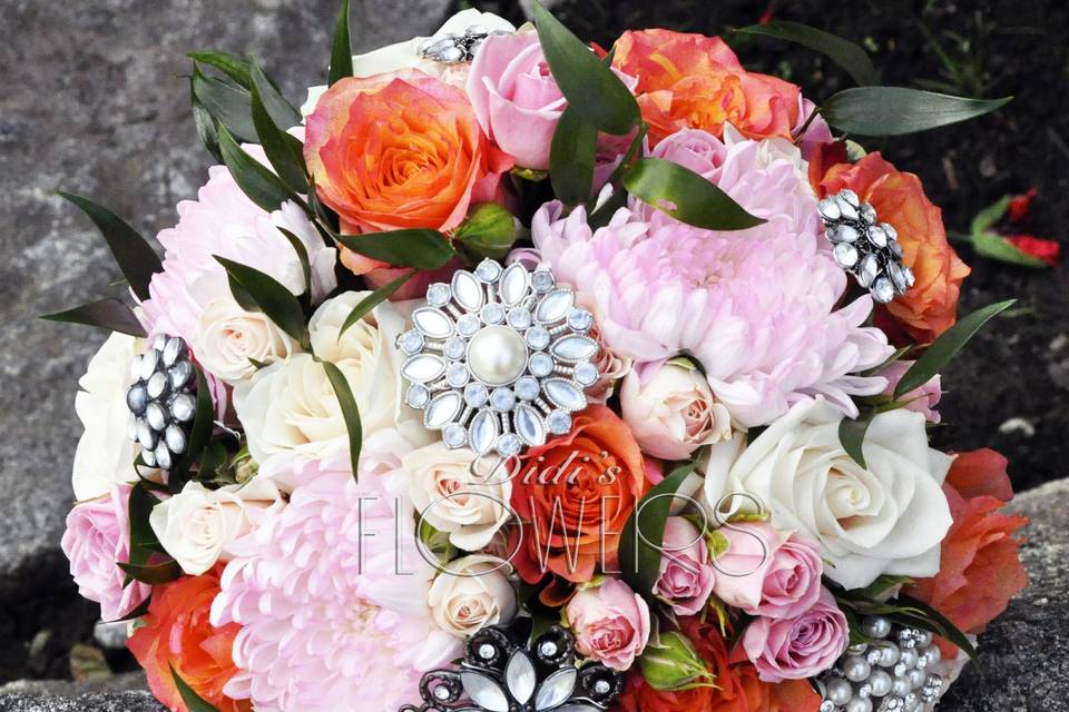 Coral & Blush bouquet