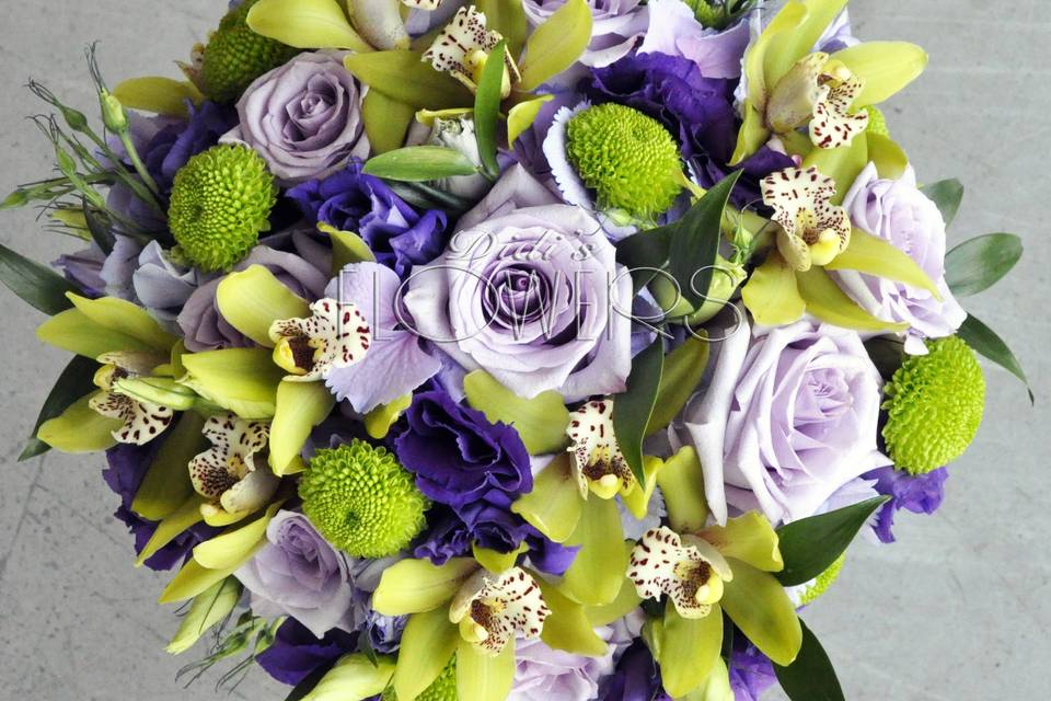 Lavender & Green bouquet