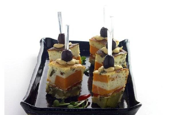 Vegetable Fritata Towers.JPG