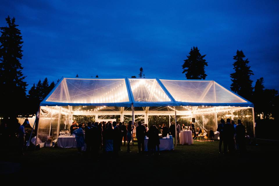 Reception Tent - UBC Botancial