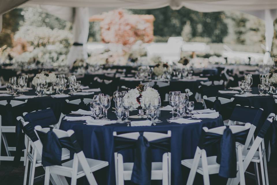 Outdoor Wedding Reception