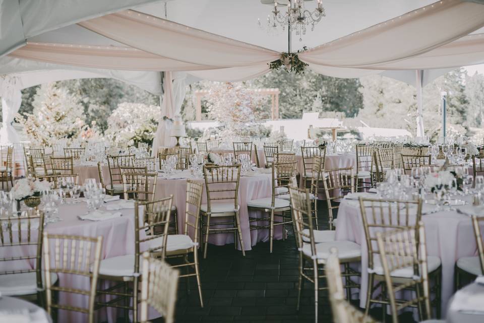 Tented reception