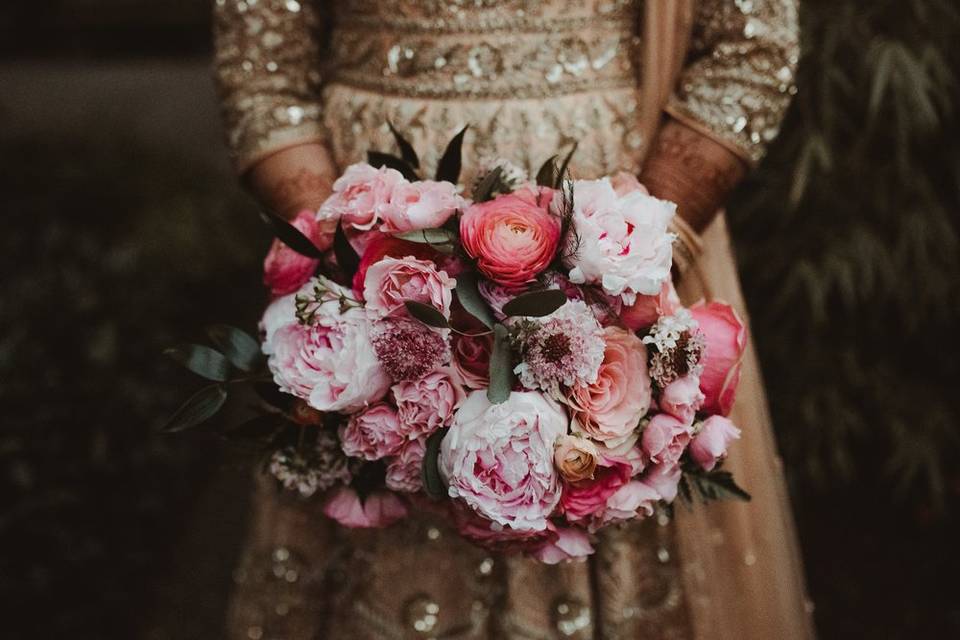 Peony bouquet