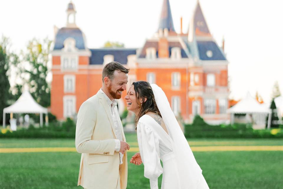 Wedding in castle
