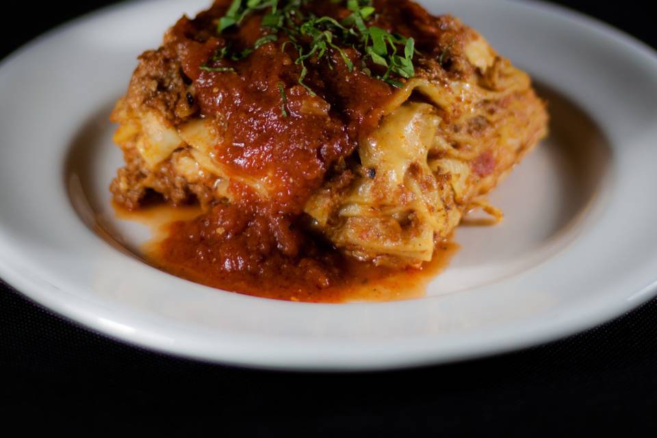 Bolognese lasagna