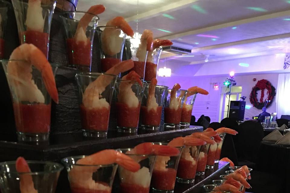 Jumbo shrimp tower