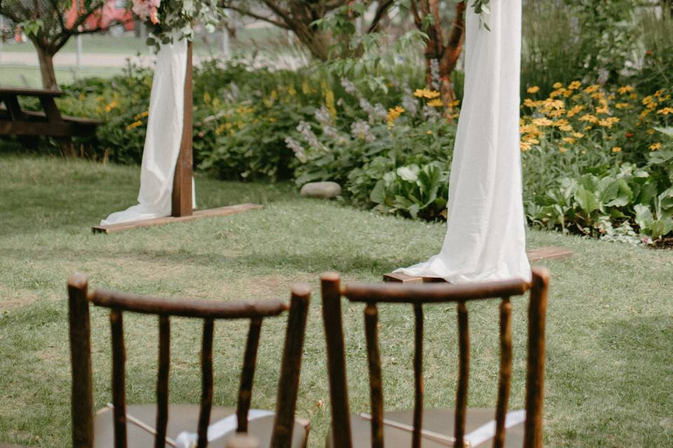 Wedding Arch and Florals