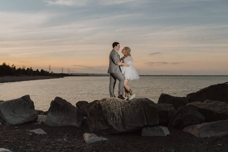 Hamilton Beach Wedding