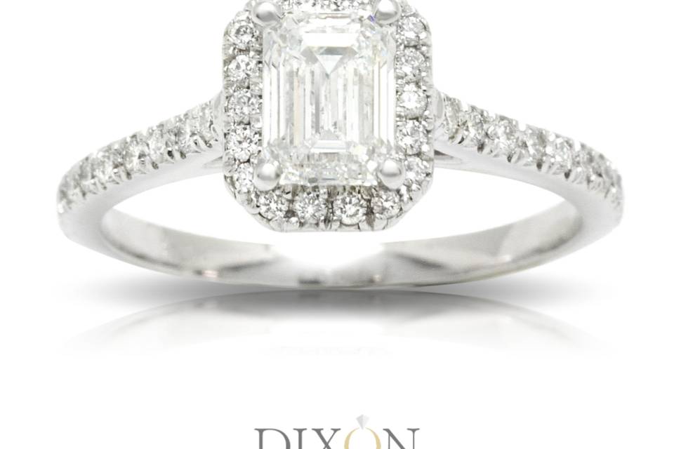 Pave Set Engagement Ring