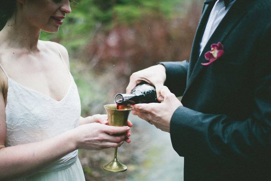 Fall whistler elopement