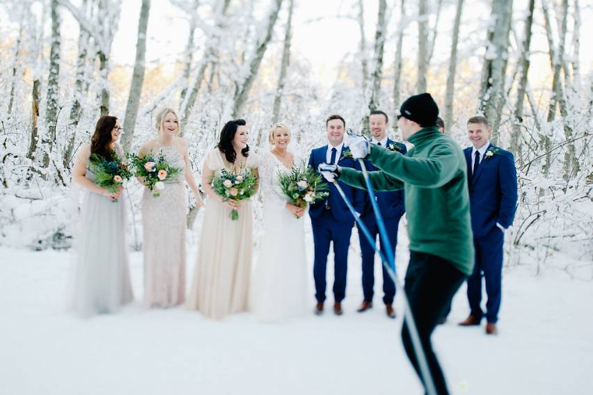 Winter whistler wedding