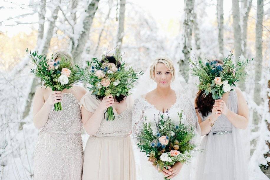 Winter whistler wedding