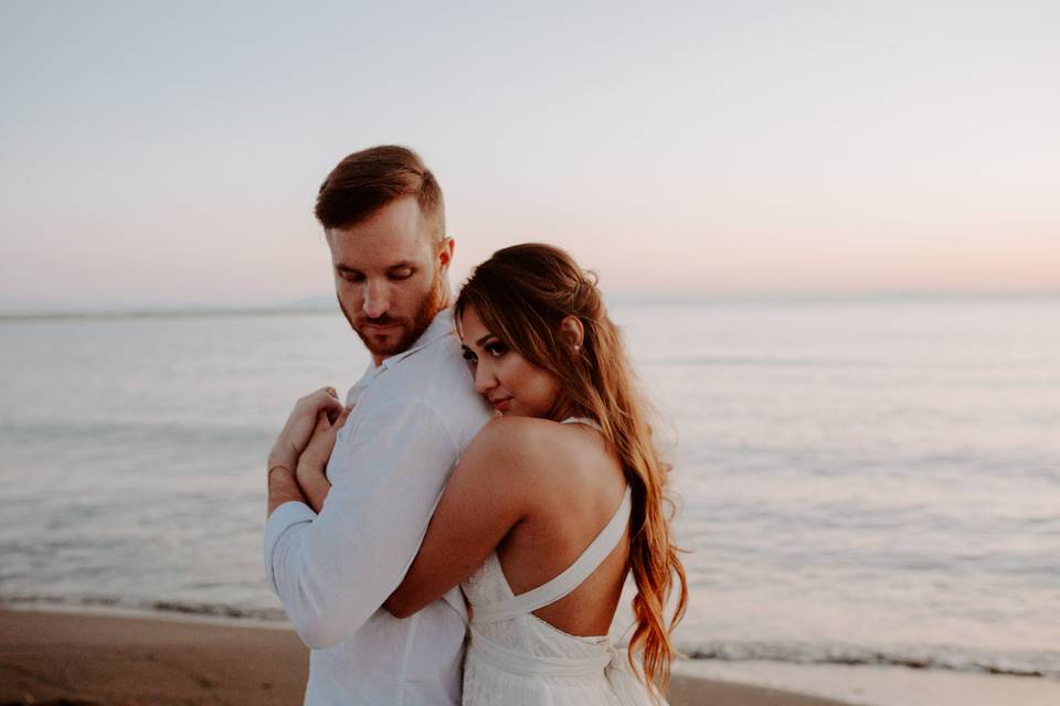 Iona beach elopement