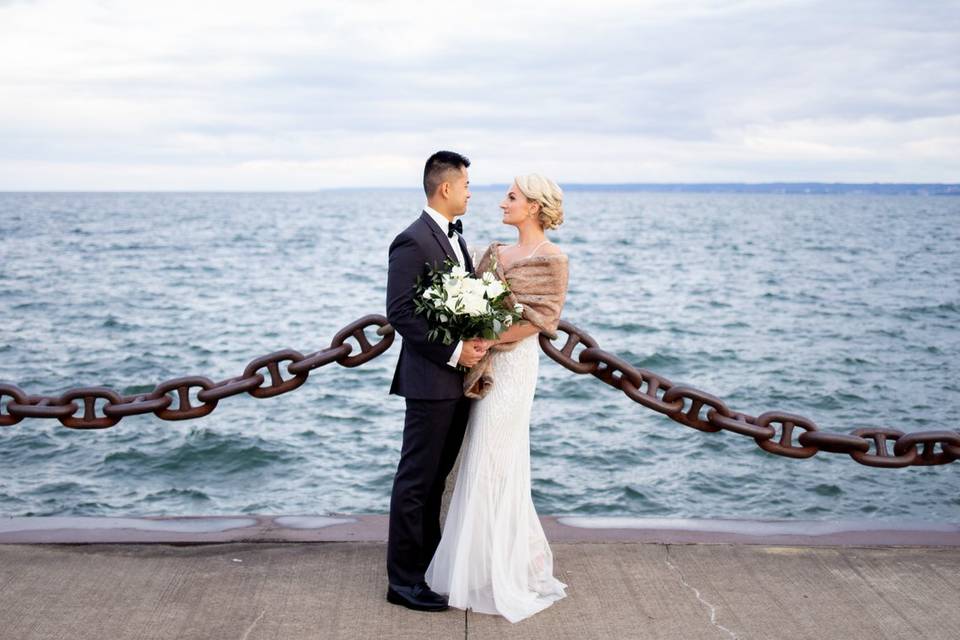 A wedding at the waterfront