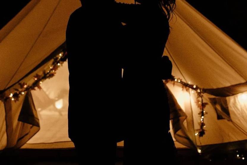 Tent for Bride & Groom