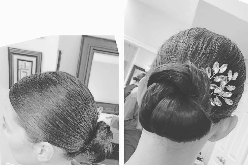 Classic Low Bun updo