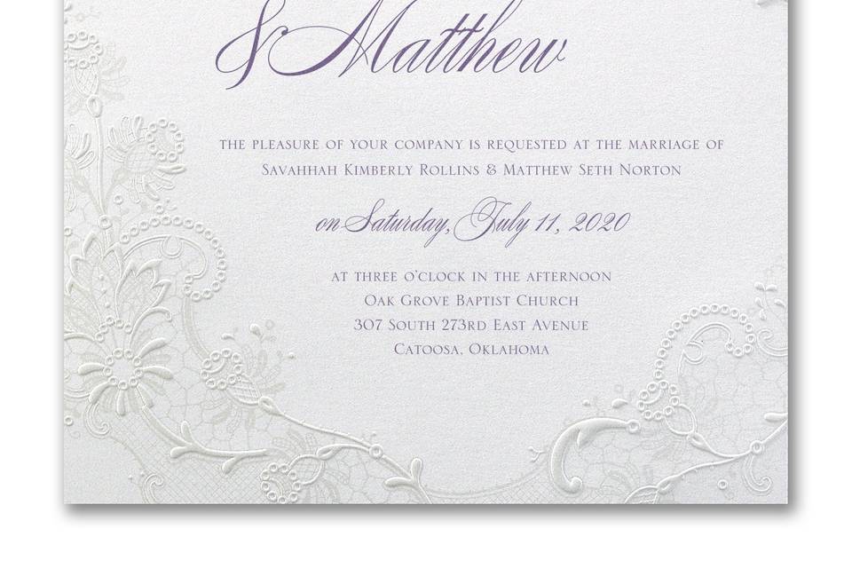 Montreal Wedding Invitations